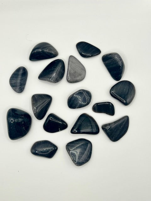 Silberner Obsidian - Stein der Erkenntnis & inneren Stärke