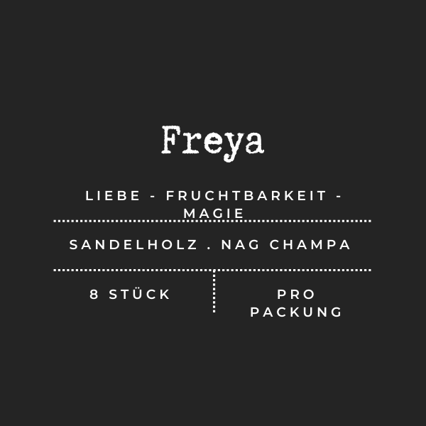 Freya -handgefertigte Räucherstäbchen-