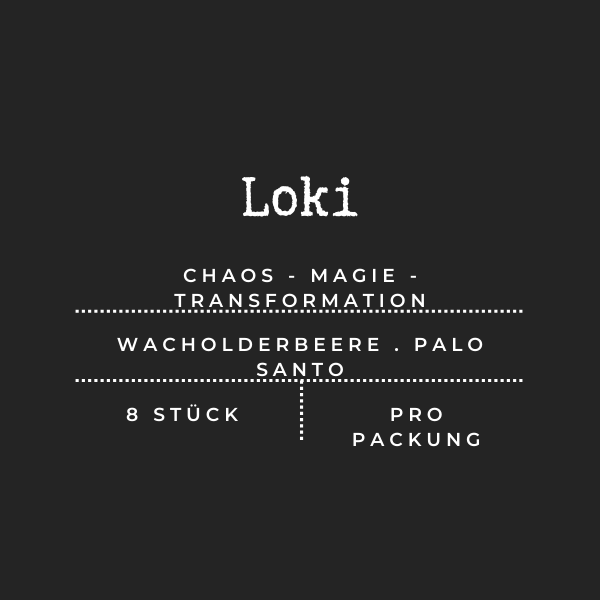 Loki -handgefertigte Räucherstäbchen-